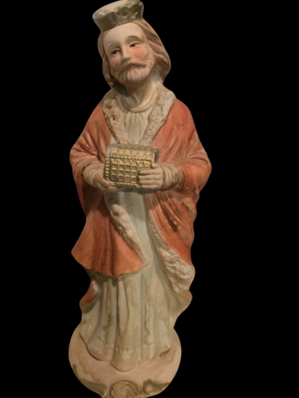 Ceramic Nativity Scene Figurines - Pastel Holy Family & Wise Men - Picture 12 of 15